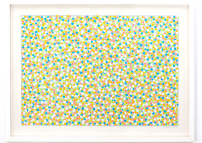 Paper Candy #2 - acrylic on arches paper - 23 x 30 in - 2014 - GIULIANA MOTTIN