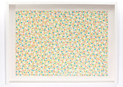 Paper Candy #3 - acrylic on arches paper - 23 x 30 in - 2015 - GIULIANA MOTTIN