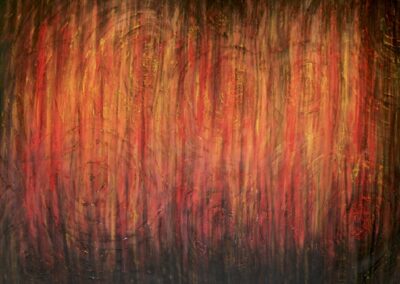 Hell 2 - acrylic on canvas - 55 x 65 in - 2010 - GIULIANA MOTTIN
